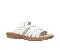 Women's Easy Street Alma Slide Sandals White 8 Women's Easy Street Alma Slide Sandals White -GC shoes Shop 2 1009