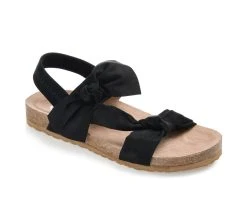 Women's Journee Collection Xanndra Footbed Sandals Black -GC shoes Shop 2 101
