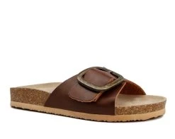 Women's Sugar Zerri Footbed Sandals Cognac -GC shoes Shop 2 103