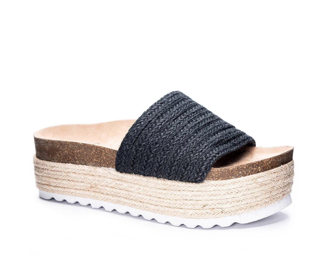 Women's Dirty Laundry Palm Desert Jute Platform Sandals Black 3 Women's Dirty Laundry Palm Desert Jute Platform Sandals Black - Image 3