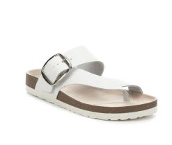Women's White Mountain Harley Footbed Sandals White -GC shoes Shop 2 122