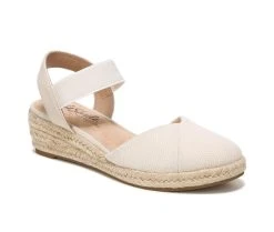 Women's LifeStride Kimmie Espadrille Wedges Almond Milk -GC shoes Shop 2 1277