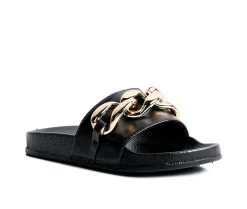 Women's London Rag Ishtar Sandals Black -GC shoes Shop 2 128