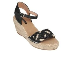 Women's GC Shoes Cati Espadrille Wedge Sandals Black 8 Women's GC Shoes Cati Espadrille Wedge Sandals Black -GC shoes Shop 2 1293