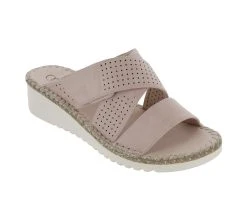 Women's Mia Amore Griffin Wedge Sandals Blush -GC shoes Shop 2 1309