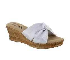 Women's TUSCANY BY EASY STREET Dinah Wedges Silver -GC shoes Shop 2 1325