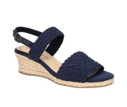 Women's Bella Vita Mariella Espadrille Wedge Sandals Navy -GC shoes Shop 2 1333