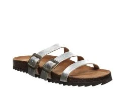 Women's Bearpaw Mercedes Footbed Sandals Grey -GC shoes Shop 2 134