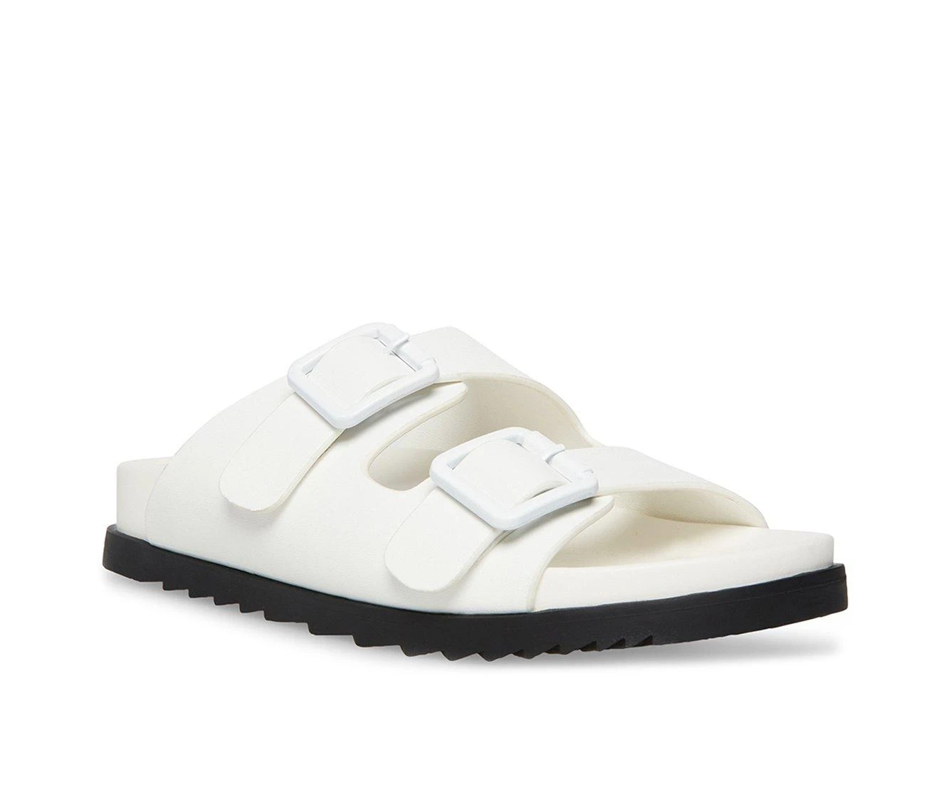 Women's Madden Girl Locall Footbed Sandals White Pari 3 Women's Madden Girl Locall Footbed Sandals White Pari - Image 3