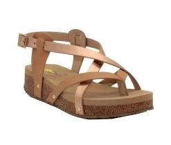Women's Volatile Engie Platform Footbed Sandals Rose Gold -GC shoes Shop 2 138