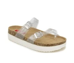 Women's Unionbay Abbie Platform Footbed Sandals Clear/Stone -GC shoes Shop 2 14