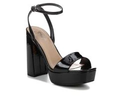 Women's Y-Not Lorii Platform Dress Sandals Black Patent -GC shoes Shop 2 148