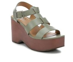Women's Y-Not Rumble Platform Wedges Soft Sage -GC shoes Shop 2 150