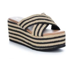 Women's Patrizia Rafi Platform Wedges Black Multi 2 Women's Patrizia Rafi Platform Wedges Black Multi -GC shoes Shop 2 179