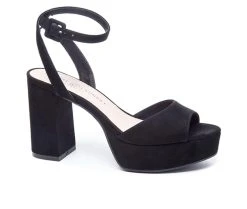 Women's Chinese Laundry Theresa Platform Dress Sandals Black -GC shoes Shop 2 183