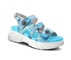Women's L'Artiste Seansand Platform Sandals Blue Multi -GC shoes Shop 2 203