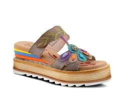 Women's L'Artiste Peacock Wedges Grey Multi -GC shoes Shop 2 204