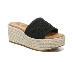 Women's Zodiac June Crochet Platform Wedge Sandals Black 8 Women's Zodiac June Crochet Platform Wedge Sandals Black -GC shoes Shop 2 259