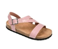 Women's Journee Collection Rozz Footbed Sandals Blush -GC shoes Shop 2 26