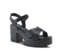 Women's Patrizia Judith Block Heeled Sandals Black -GC shoes Shop 2 262