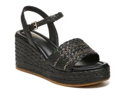 Women's Franco Sarto Peachy Platform Wedge Sandals Black -GC shoes Shop 2 270