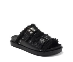 Women's Aerosoles Olivia Flatform Sandals Black Leather -GC shoes Shop 2 271