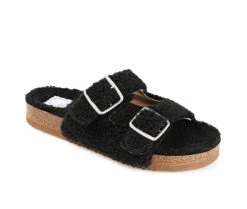 Women's Journee Collection Delpheen Footbed Sandals Black -GC shoes Shop 2 295