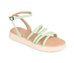 Women's Journee Collection Palomma Platform Sandals Sage -GC shoes Shop 2 296