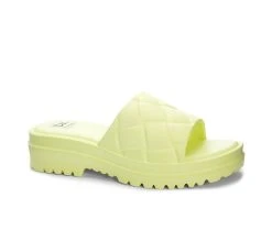 Women's Dirty Laundry Lightning Platform Sandals Lime Green -GC shoes Shop 2 310