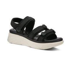 Women's Flexus BeeBee Platform Sandals Black -GC shoes Shop 2 316