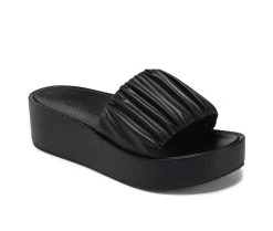 Women's Aerosoles Dada Flatform Sandals Black -GC shoes Shop 2 350