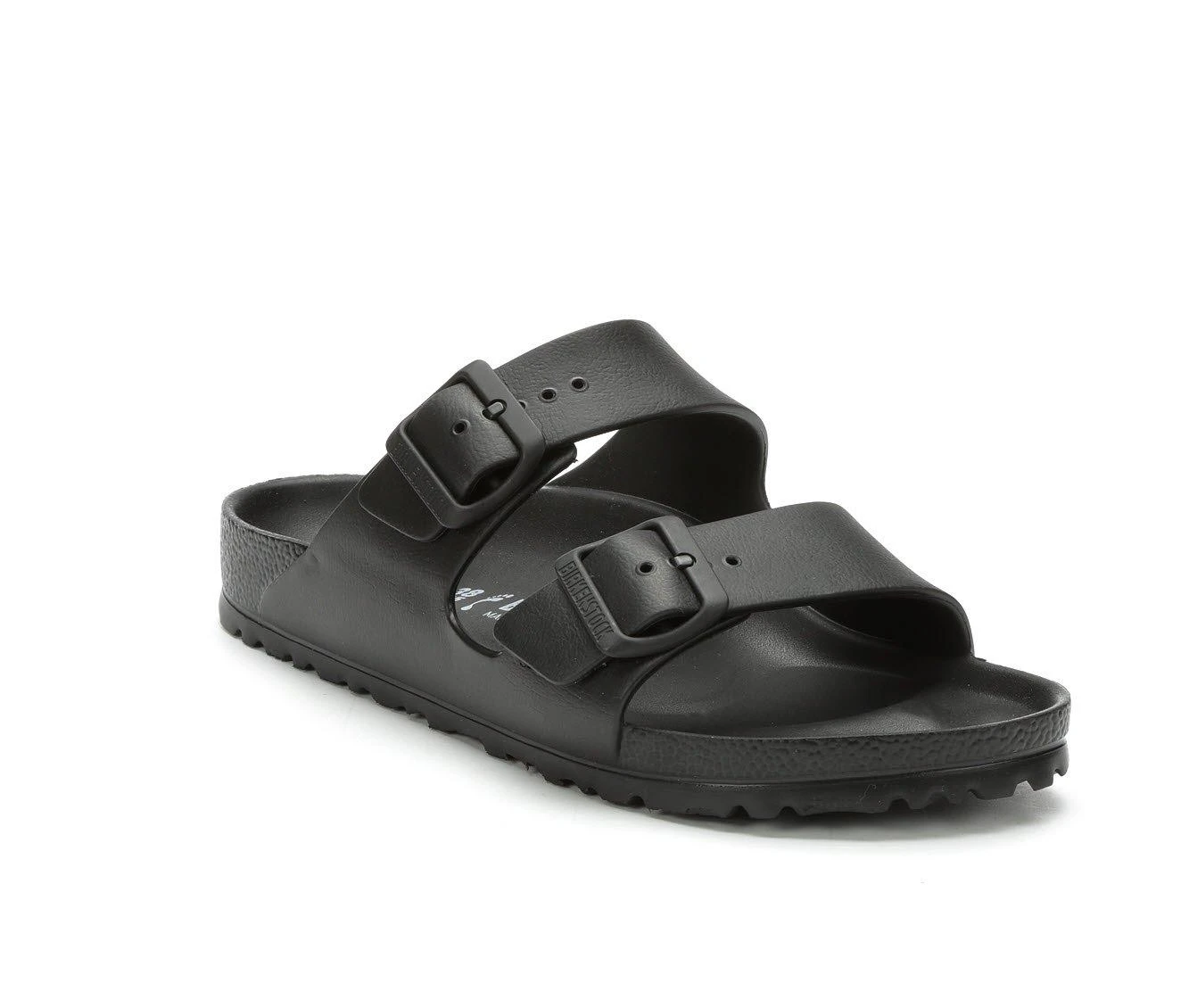 Women's Birkenstock Arizona Essentials Footbed Sandals Black 3 Women's Birkenstock Arizona Essentials Footbed Sandals Black - Image 3