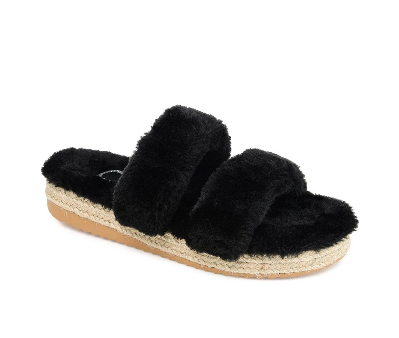 Women's Journee Collection Relaxx Cozy Sandals Black 3 Women's Journee Collection Relaxx Cozy Sandals Black - Image 3