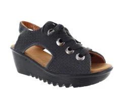 Women's Bernie Mev Marcelo Wedges Black Woven 2 Women's Bernie Mev Marcelo Wedges Black Woven -GC shoes Shop 2 413
