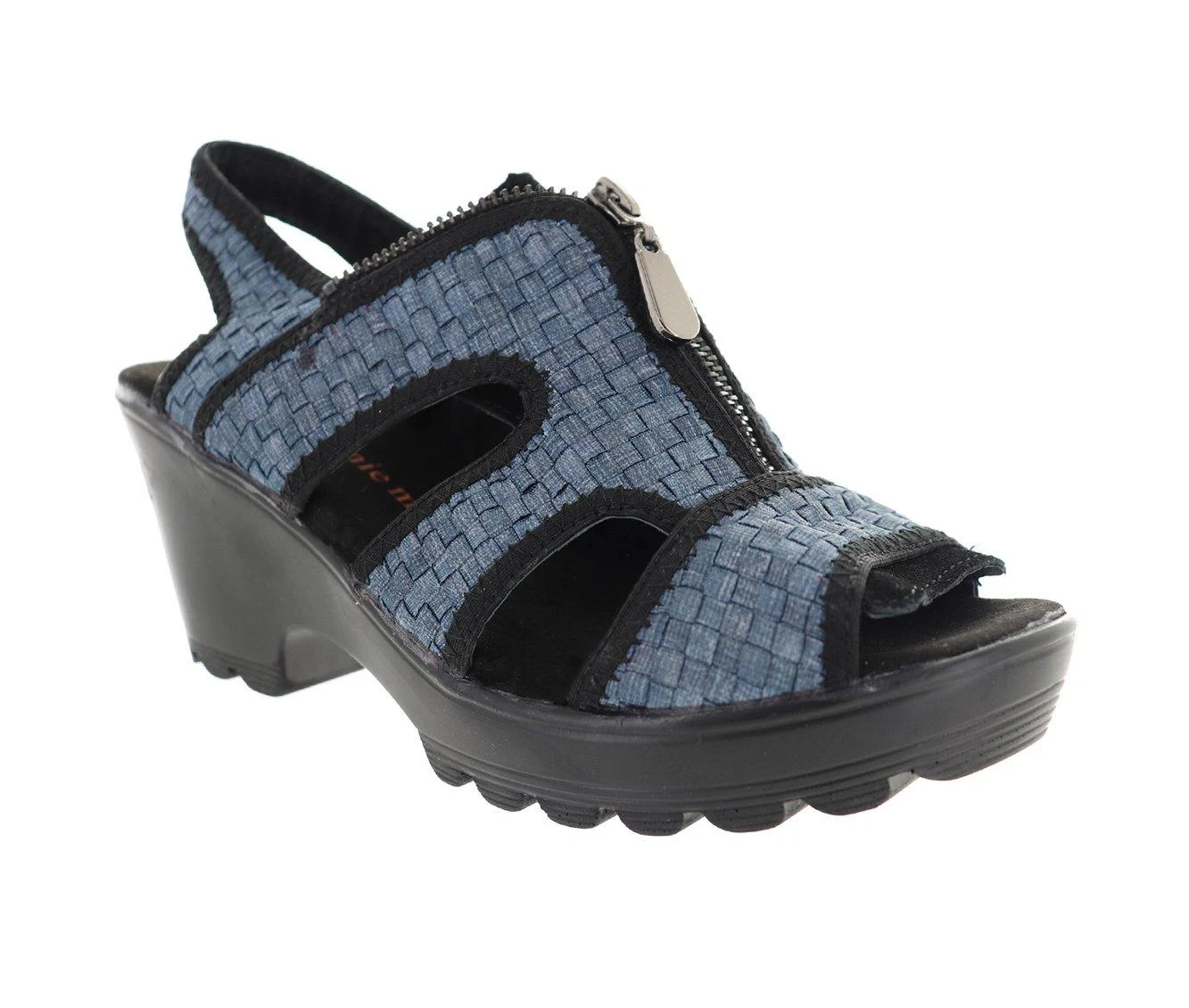 Women's Bernie Mev Lina Heeled Sandals Light Denim 3 Women's Bernie Mev Lina Heeled Sandals Light Denim - Image 3