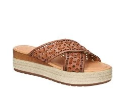 Women's Bella Vita Italy Exa-Italy Espadrille Wedge Sandals Whiskey -GC shoes Shop 2 433