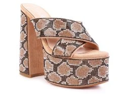 Women's London Rag Ful Platform Heeled Sandals Gold 8 Women's London Rag Ful Platform Heeled Sandals Gold -GC shoes Shop 2 460