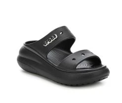 Women's Crocs Classic Crush Platform Sandals Black 8 Women's Crocs Classic Crush Platform Sandals Black -GC shoes Shop 2 466