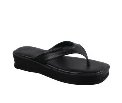 Women's Halston Soula Flip-Flops Black 8 Women's Halston Soula Flip-Flops Black -GC shoes Shop 2 467