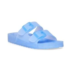 Women's Madden Girl Teddy-Jelly Footbed Sandals Periwinkle 8 Women's Madden Girl Teddy-Jelly Footbed Sandals Periwinkle -GC shoes Shop 2 55