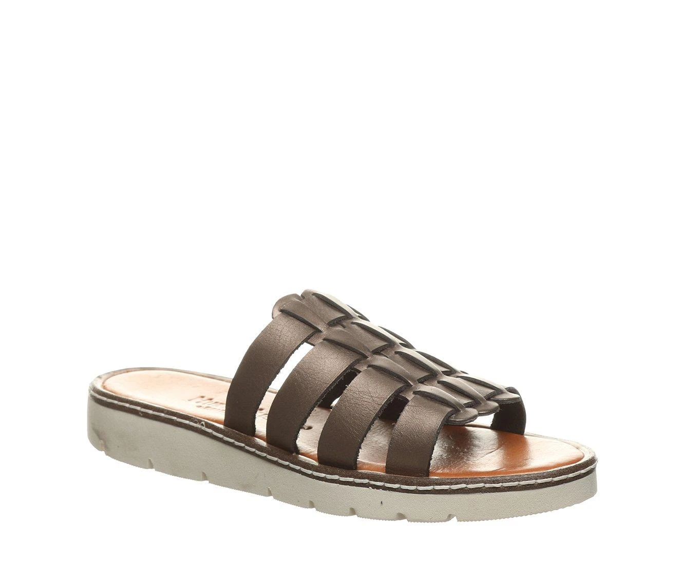 Women's Bearpaw Vanessa Slip-On Sandals Women's Bearpaw Vanessa Slip-On Sandals Gunmetal -GC shoes Shop 2 661