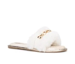 Torgeis Valentina Slide Sandals White 8 Torgeis Valentina Slide Sandals White -GC shoes Shop 2 663