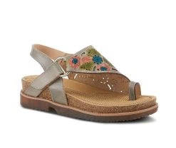 Women's L'Artiste Samya Footbed Sandals Grey Multi 2 Women's L'Artiste Samya Footbed Sandals Grey Multi -GC shoes Shop 2 671