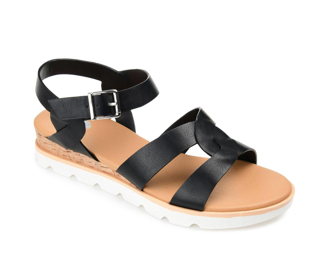 Women's Journee Collection Jovi Sandals Women's Journee Collection Jovi Sandals Black -GC shoes Shop 2 675