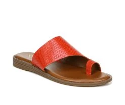 Women's Franco Sarto Gem Sandals Bright Orange -GC shoes Shop 2 687