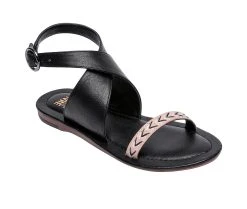 Women's Jane And The Shoe Afra Sandals Black -GC shoes Shop 2 691