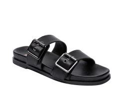 Women's Jane And The Shoe Audrey Sandals Black -GC shoes Shop 2 694