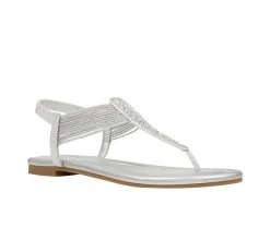 Women's Bandolino Kayte Sandals Silver 8 Women's Bandolino Kayte Sandals Silver -GC shoes Shop 2 708