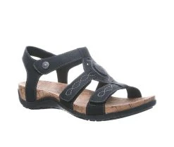 Women's Bearpaw Ridley II Wide Width Sandals Black II 2 Women's Bearpaw Ridley II Wide Width Sandals Black II -GC shoes Shop 2 755