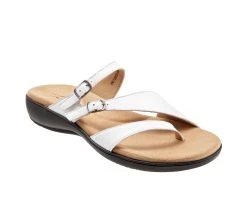 Women's Trotters Ricki Sandals White -GC shoes Shop 2 766